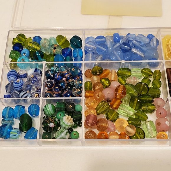 The Beadery Bead Elements box- Fancy Glass Beads-Jewelry Making-DIY-Preowned - Picture 2 of 5